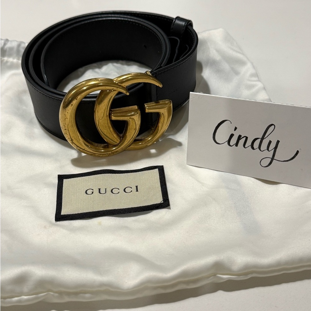 Gucci GG Marmont wide belt